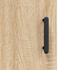 Mesa cabeceira 2pcs 40x40x50cm deriv. madeira carvalho sonoma