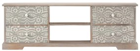 Móvel de TV 120x30x40 cm madeira de acácia maciça