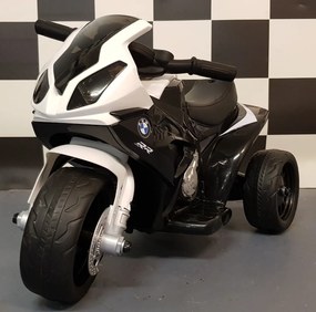 Mini BMW S1000RR mota eléctrica infantil Preto 6V