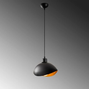 Candeeiro Suspenso Sivani – Preto – 28 x 15 cm