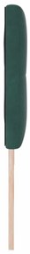 Cabeceira LED vidaXL Botão Tufted Verde Escuro 90 cm Veludo