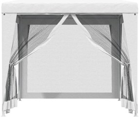 Tenda para festas c/ 4 paredes laterais em rede 2,5x2,5m branco