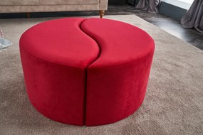 Pouffe Alis Puf – Vermelho – 80x40x80 cm