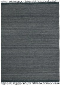 Tapete em mistura de lã e viscose artesanal de pelo curto Sigyn