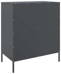 Aparador 68x39x79 cm aço antracite