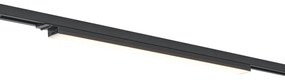 LED Candeeiro de teto moderno preto para sistema de calha monofásico 15W 1180 lm 2700-3800K - Iconic Tsiri Moderno