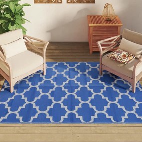 Tapete de exterior 140x200 cm ARAKIL PP azul