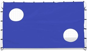 Baliza de futebol com parede pontaria 240x90x150 cm aço