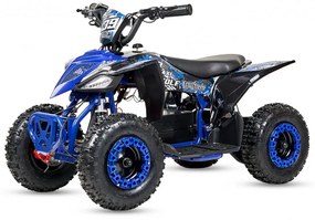 Moto 4 elétrica para crianças TIGER 1000W Velocidade 18-20 km/h, Autonomia 30-40 km Azul