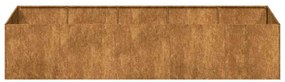 Floreira enferrujada 200x80x40 cm aço resistente