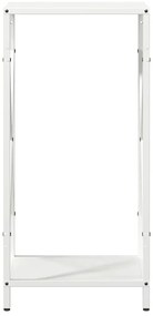 Suporte para lenha 34x25x70 cm aço laminado a frio branco