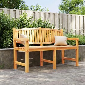 vidaXL Banco de jardim 149,5x60x90 cm madeira de teca maciça