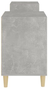 Móvel de TV 160x35x55 cm derivados de madeira cinzento cimento