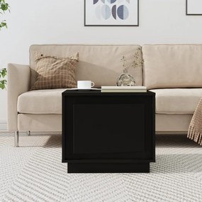 vidaXL Mesa de centro 51x50x44 cm derivados de madeira preto