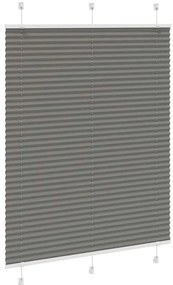 Antracite Plissada Cega 105x100 cm Largura Tecido 104,4 cm