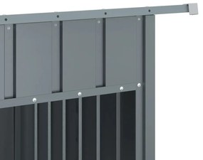 Casota para cães com telhado aço galvanizado antracite