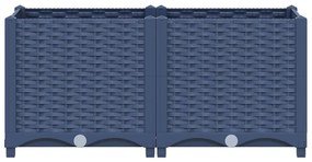 Canteiro elevado 80x40x38 cm polipropileno