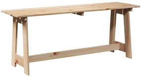 Banco de Exterior vidaXL 119x35x47 cm Madeira de Pinho