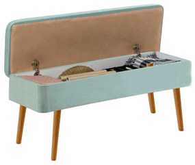 Conjunto de Mesa de Jantar Extensível Vina – Pinho Atlântico e Pistach
