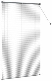 Persiana de Janela Cinzento-escuro 105 x 175 cm Alumínio