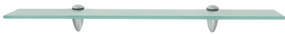 Prateleiras flutuantes 2 pcs vidro 60x10 cm 8 mm
