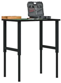 vidaXL Bancada 80x60x(71,5-98) cm carvalho castanho-escuro