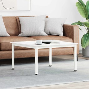 vidaXL Mesa de centro Branco 80 x 80 x 45 cm