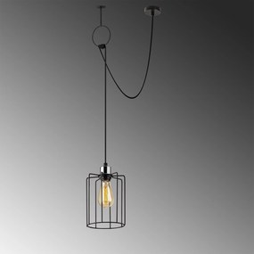 **** Candeeiro Tel – Preto – 76 x 16 cm

**