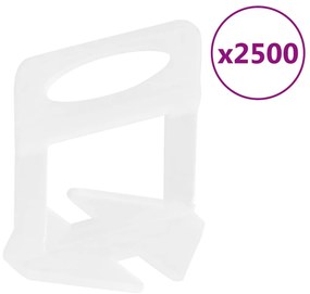 Sistema nivelação de ladrilhos 500 cunhas 2500 niveladores 1 mm