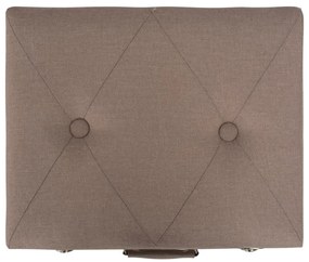 Bancos de arrumação 3 pcs tecido castanho