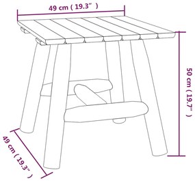 3 pcs conjunto lounge de jardim madeira de abeto maciça