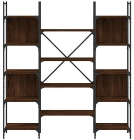 Estante 155,5x24x166,5cm derivados de madeira carvalho castanho