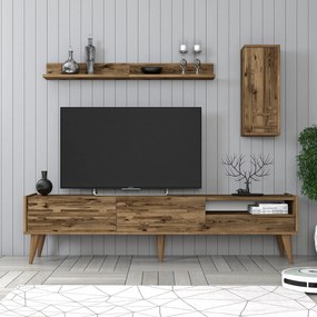 Móvel TV Valensiya – Nogal – 180x35x45 cm