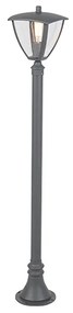 Lanterna moderna para exterior cinzento escuro 136,5 cm - Platar Moderno