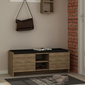 Sapateira Zulla – Carvalho Escuro – 110x43x37 cm