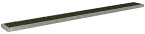 vidaXL Canteiro elevado/cesto gabião 1000x100x20 cm aço galvanizado