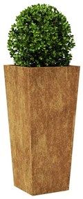 Plantador de Jardim 35x35x75 cm aço resistente às intempéries