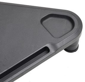 Suporte de canto para monitor 49x28x10,5 cm preto