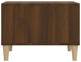 Mesa de centro 60x50x36,5cm derivados madeira carvalho castanho