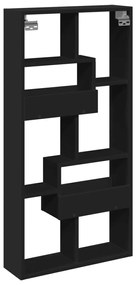 Armário de parede 50x15x100 cm derivados de madeira preto