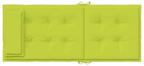 Almofadões p/ cadeira encosto alto 4 pcs oxford verde brilhante