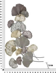 PAINEL DE PAREDE 3D DE FERRO DIPLY CM 76X7,6X126 MULTICOLOR