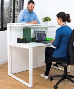 Balcão de Receção 1600x800x1100mm – Kclose