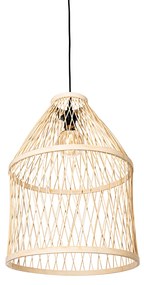 Candeeiro suspenso inteligente para exterior em rattan 3 luzes incluindo LED - Calamus Rústico