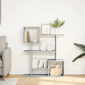 Estante divisória 92x29x112 cm derivados madeira cinza cimento
