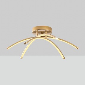 Candeeiro de Teto Ledbanana – Dourado – 57 cm x 20 cm x 57 cm