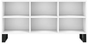 Armário de TV 103,5x30x50 cm derivados de madeira branco