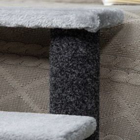 PawHut Escada para Animais de Estimação Escada para Gatos de 4 Degraus