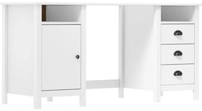 Secretária Hill 150x50x74 cm pinho maciço branco