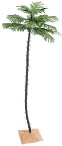 Palmeira c/ 192 luzes LED 300 cm branco quente